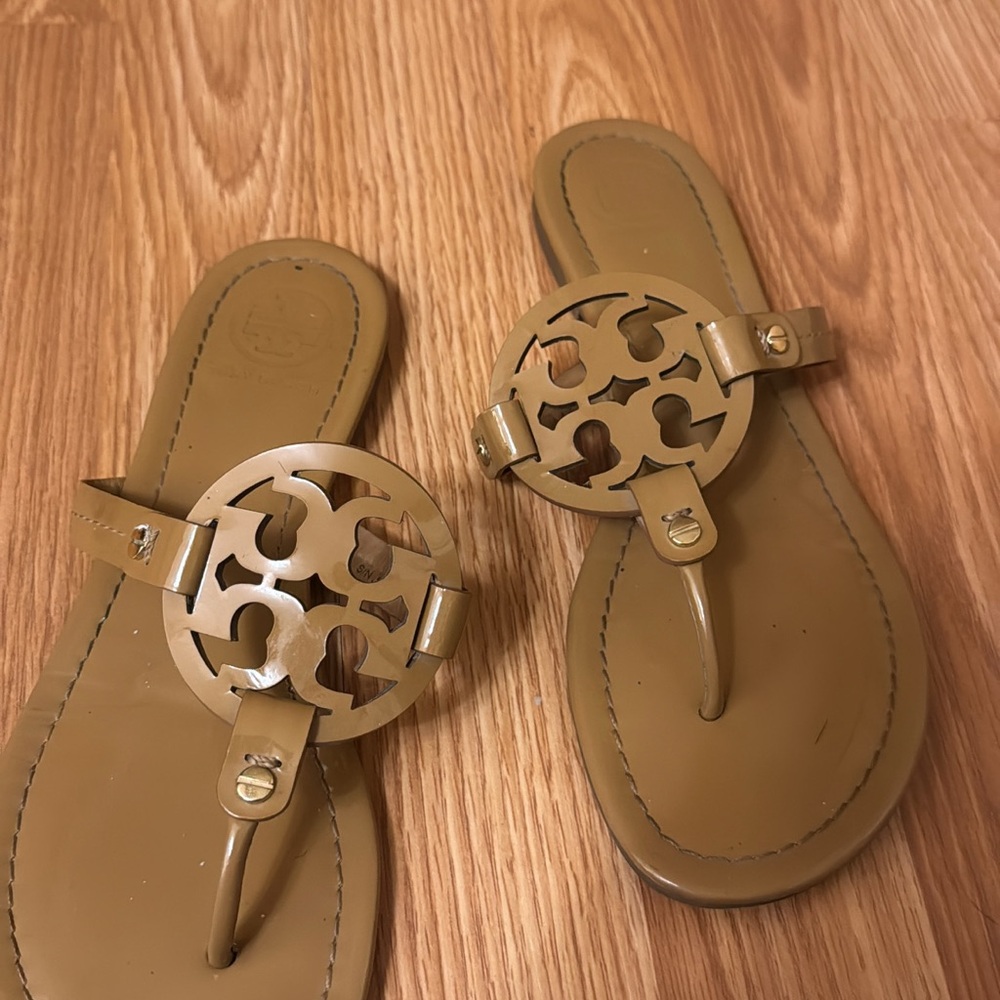 Tory Burch Tan Miller Sandals